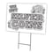 Signmission We Buy Silver Coins Yard Sign & Stake outdoor plastic coroplast window, C-1216 We Buy Silver Coins C-1216 We Buy Silver Coins - alternate 1